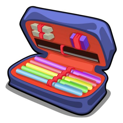 Пенал школьный мультяшный