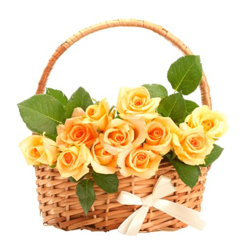 Красивые корзинки с цветами