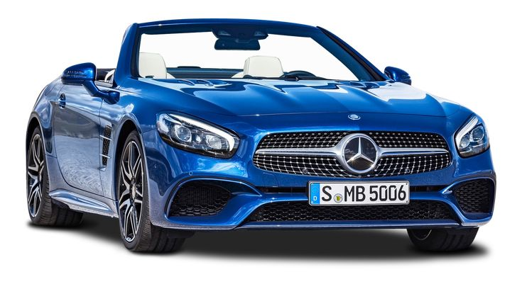 Mercedes Cabrio Blue