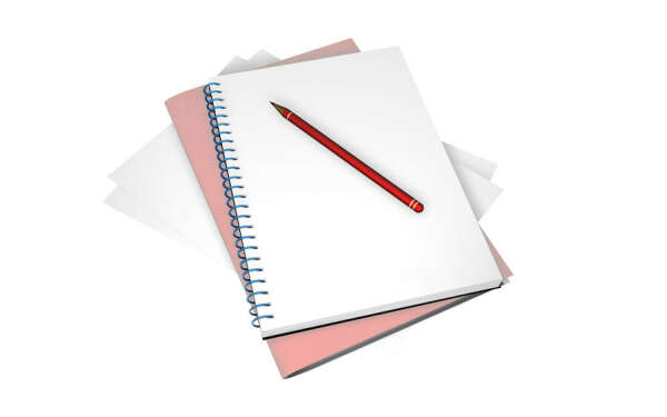 Тетрадь на прозрачном фоне