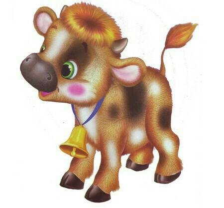 Бычок рисунок для детей