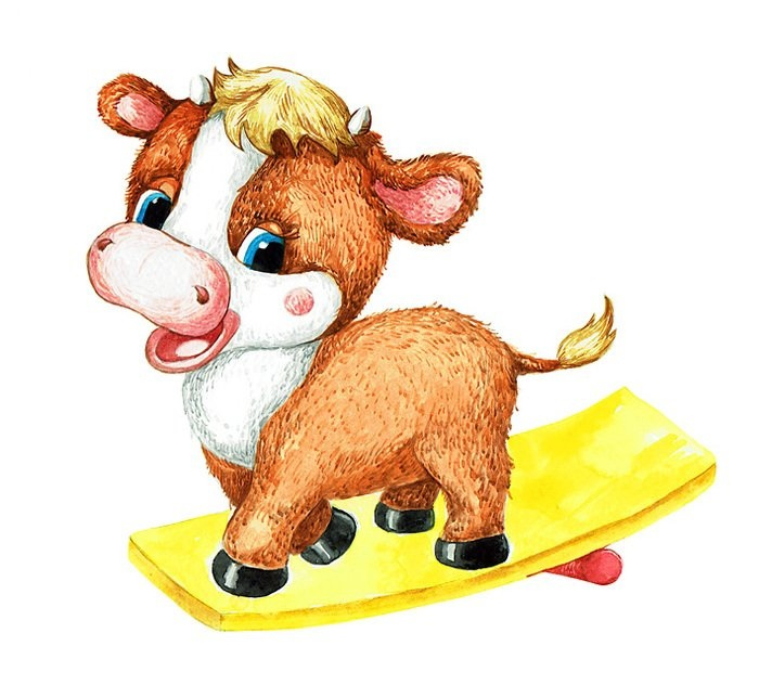 Агния Барто идет бычок