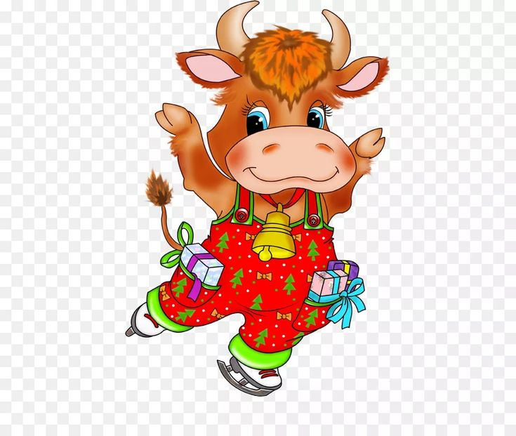 Бычок мультяшка