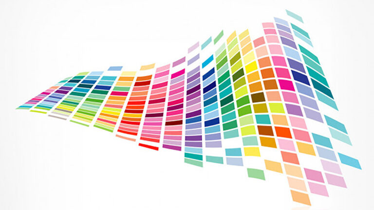 Яркие цвета полиграфия