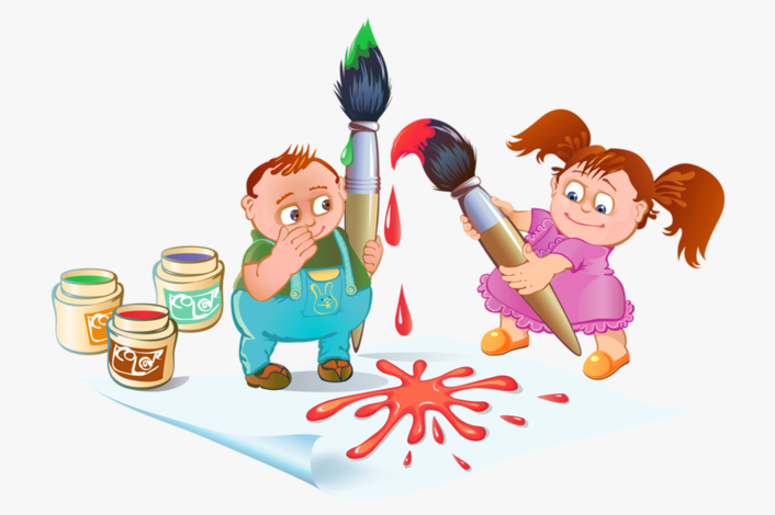 Краски мультяшные