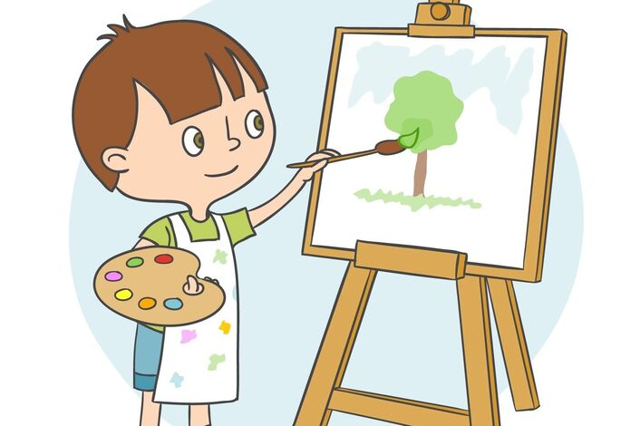 Мольберт рисунок