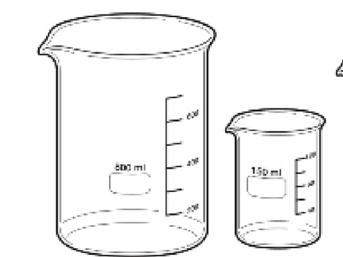 Химический стакан рисунок и Назначение