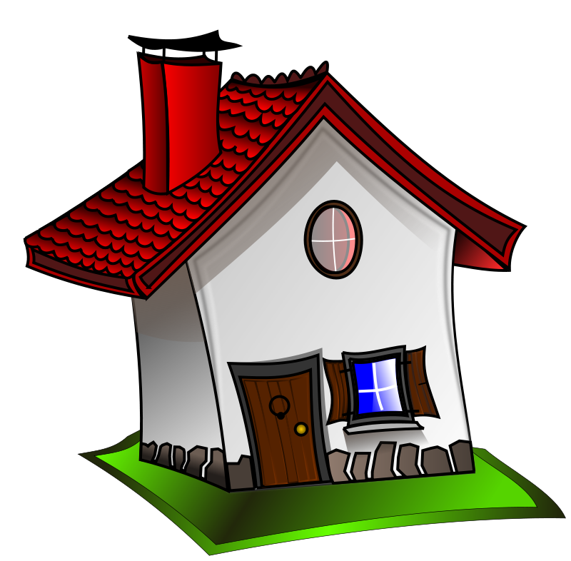 Домик на прозрачном фоне