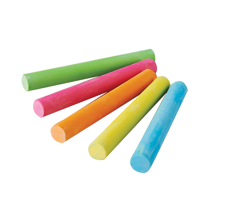 Цветные мелки без фона