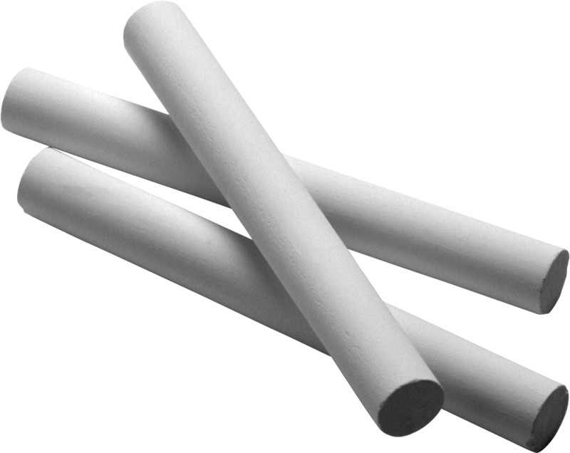 Мелок на белом фоне