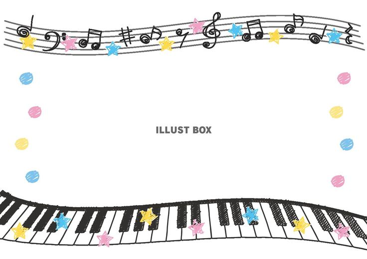 Рамка музыкальная для текста