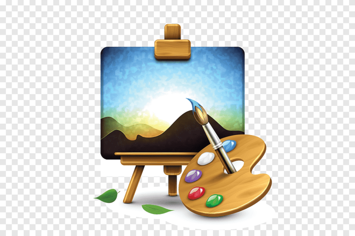 Художник с мольбертом