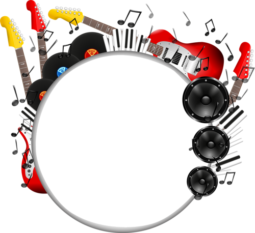 Рамка музыкальные инструменты
