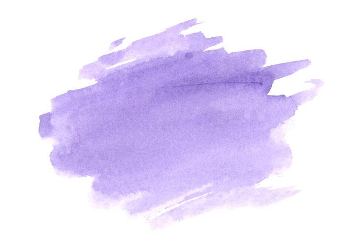 Акварельные разводы фиолетовые