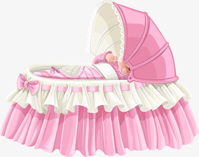 Кроватки люльки для новорожденных розовые