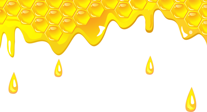 Мед стекает