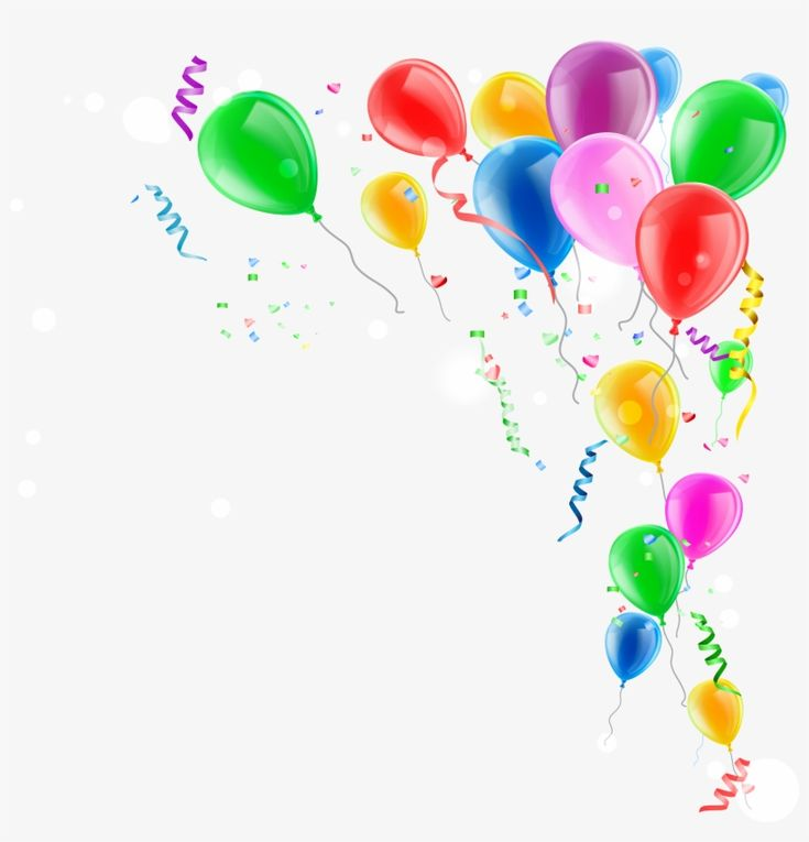 Фон с воздушными шарами