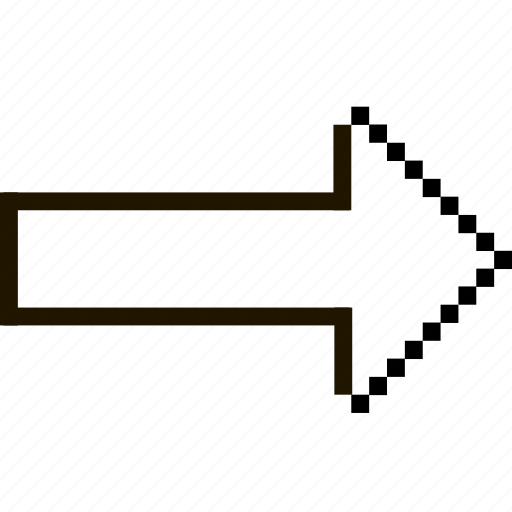 Пиксельная стрелочка