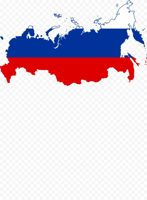 Карта России Триколор