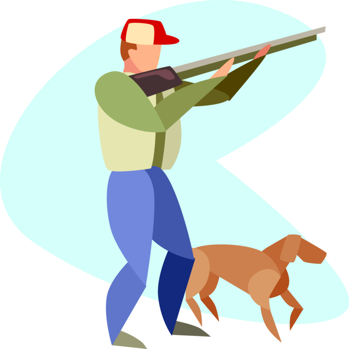 Охотник рисунок