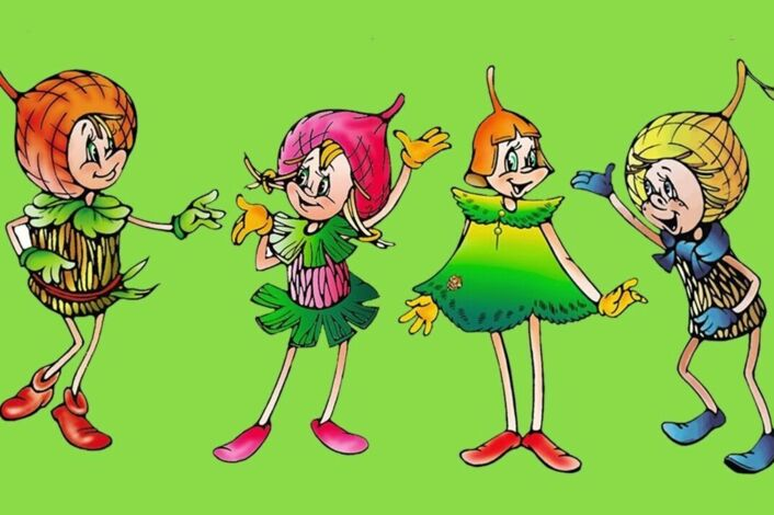 Герои Эколят умница шалун