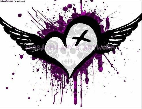 Сердце в стиле эмо