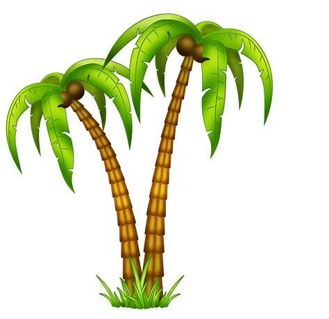 Пальма мультяшная