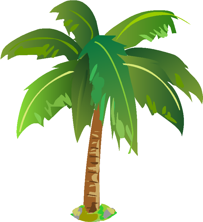 Пальмы мультяшные