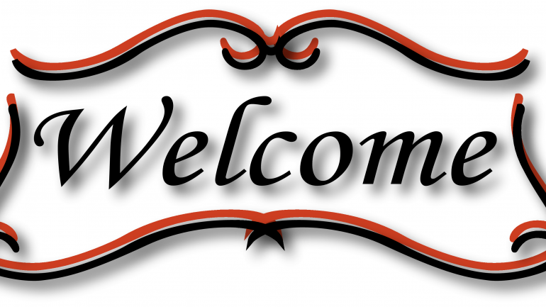 Надпись Welcome