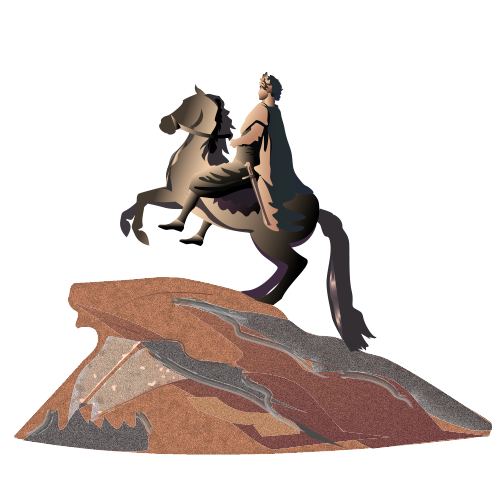 Медный всадник значок