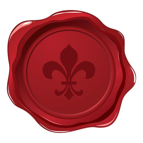 Сургучная печать "fleur de Lis"