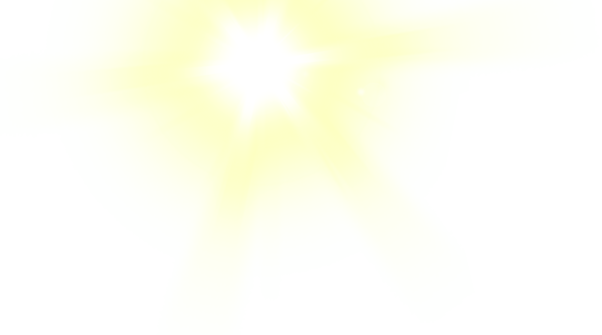 Желтые блики на прозрачном фоне