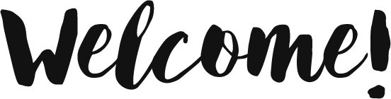 Красивая надпись Welcome