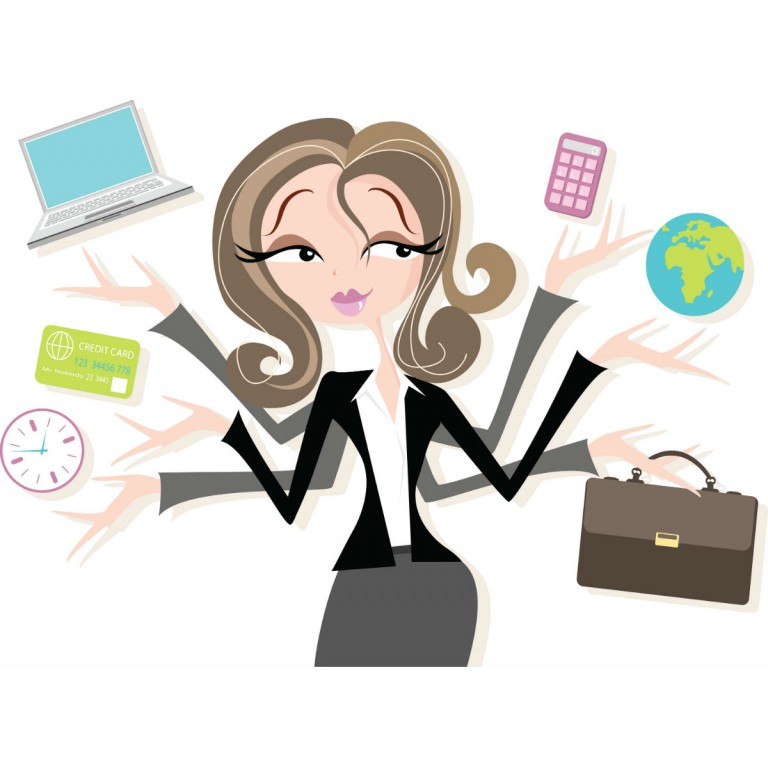 Бизнесвумен рисунок