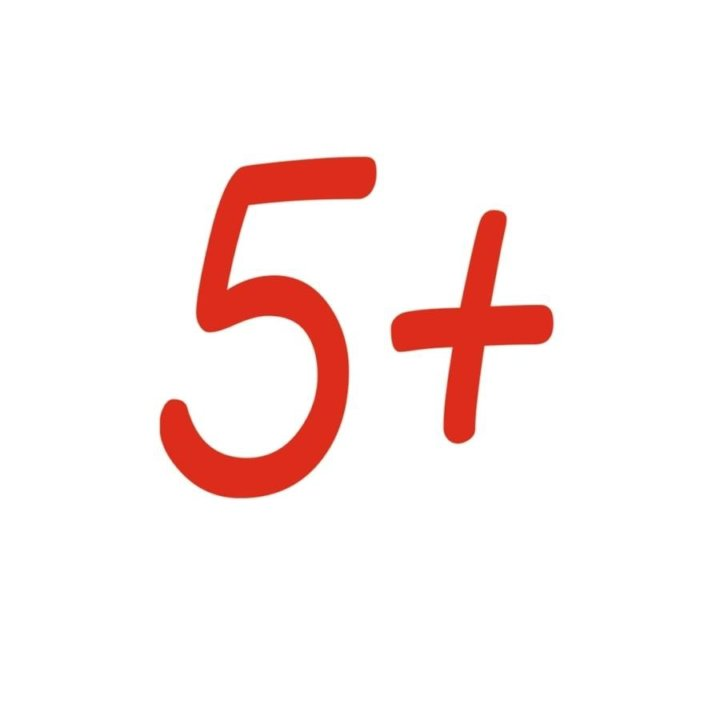 Оценка 5 с плюсом