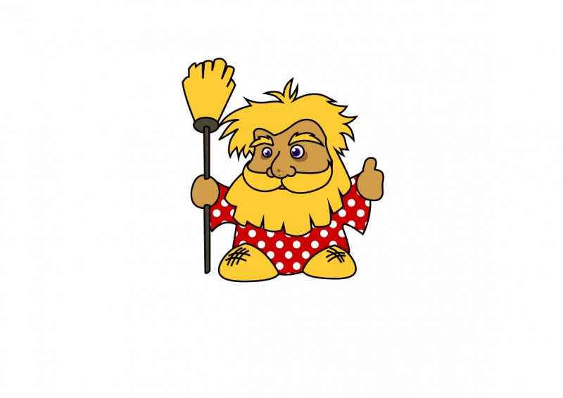 Домовенок мультяшный