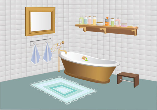 Ванная комната вектор