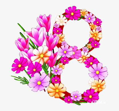 Цифра 8 красивая