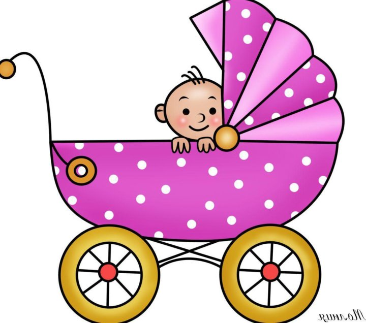Коляска нарисованная