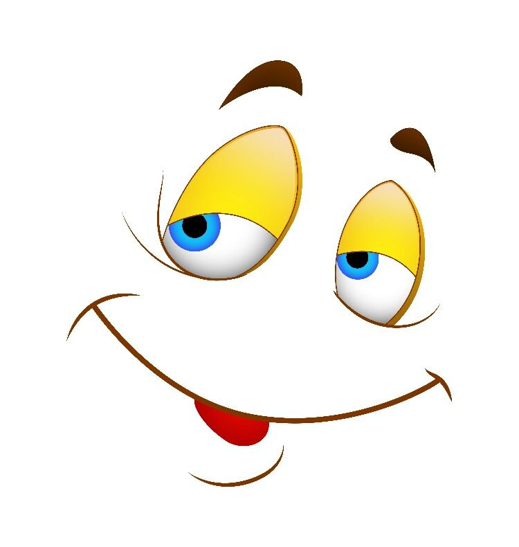 Улыбка мультяшная