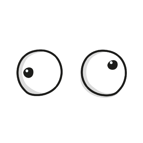 Глаза на прозрачном фоне