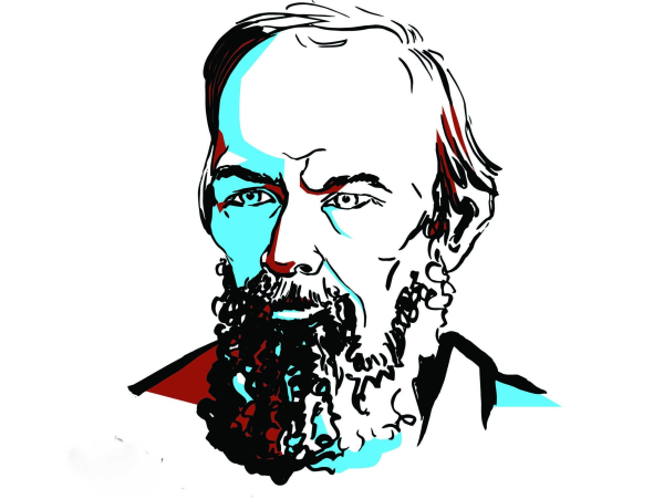 Достоевский портрет иллюстрация