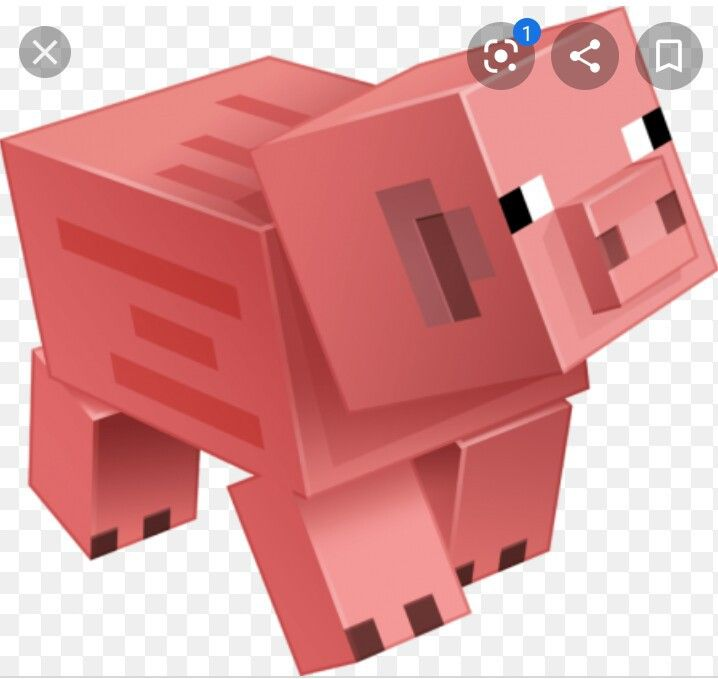 Minecraft герои свинья
