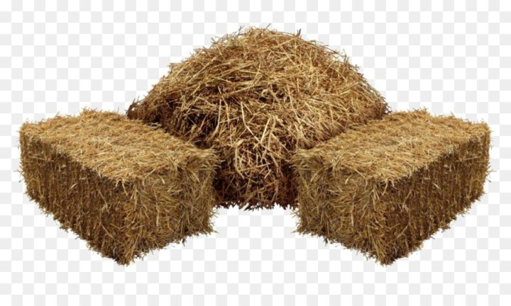 Солома на белом фоне