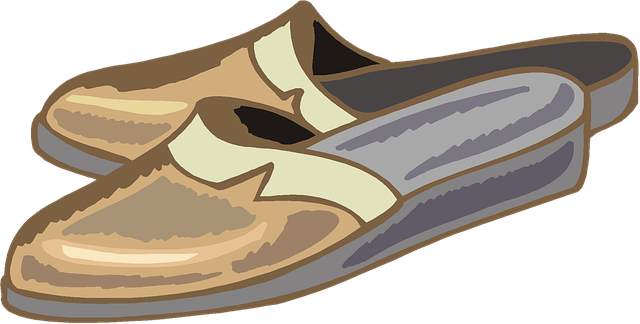 Тапочки на прозрачном фоне