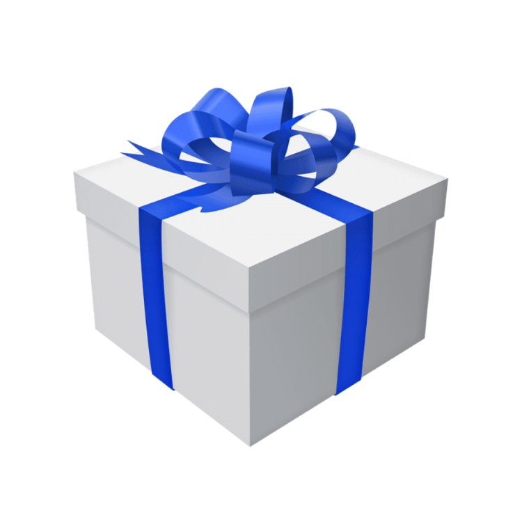 Подарочная коробка с бантиком