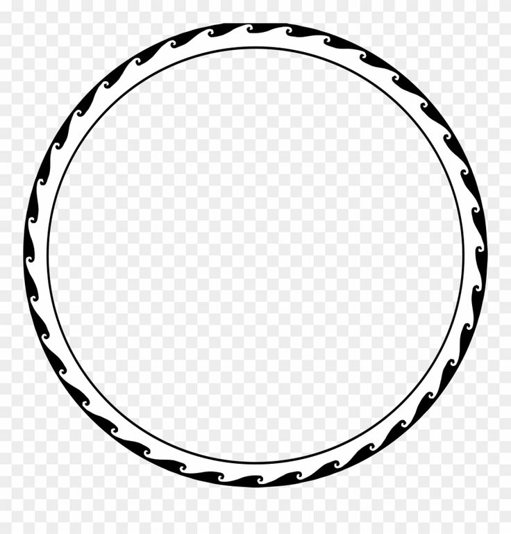 Круглая рамка