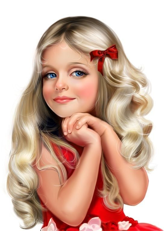 Девочка на прозрачном фоне