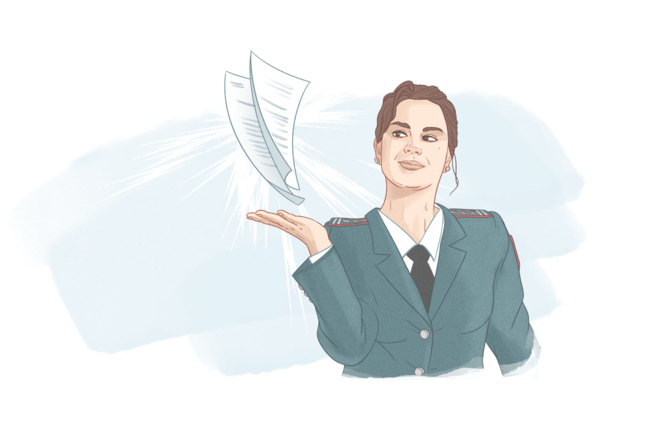 Налоговый инспектор без фона