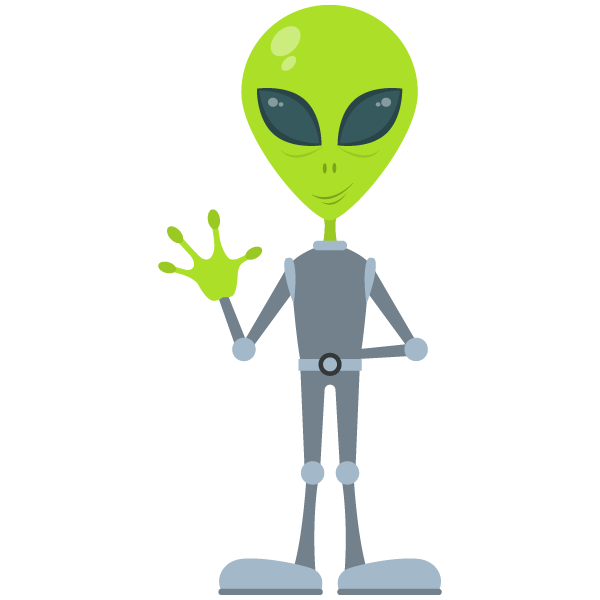 Инопланетянин мультяшный